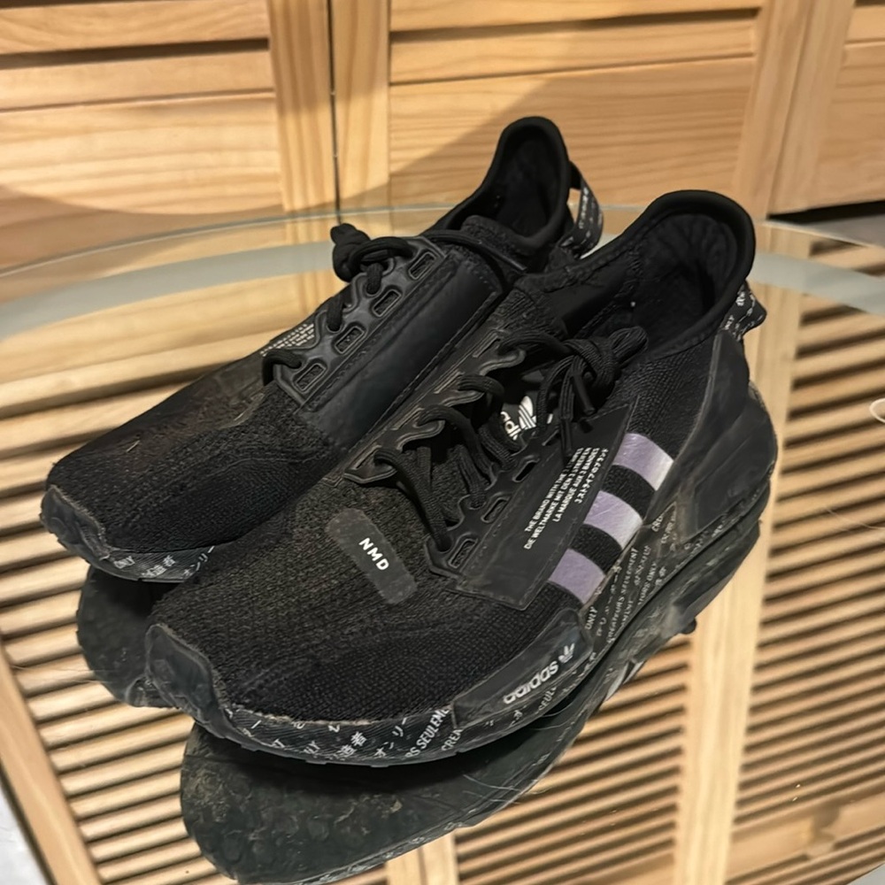 Adidas black and white shoe sneaker men 6
